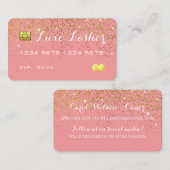 Visitenkarten für Kreditkarten Visitenkarte (Vorne/Hinten)