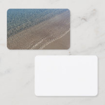 Visitenkarten für kristallines Meer