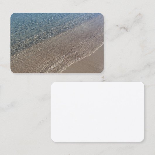 Visitenkarten für kristallines Meer Visitenkarte (Vorne/Hinten)