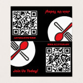 Visitenkarten für Kunden und Geschäftspartner (Außenseite Aufgefaltet)