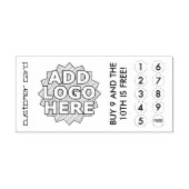 Visitenkarten für kundenspezifische Briefmarke Gummistempel (Prägung)