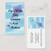 Visitenkarten für kundenspezifische Kitemacher Visitenkarte (Vorne/Hinten)