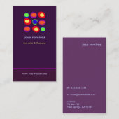 Visitenkarten für künstlerische Kreise Visitenkarte (Vorne/Hinten)