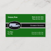 Visitenkarten für Kurierdienste Visitenkarte (Vorderseite)