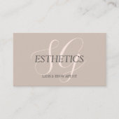 Visitenkarten für Lash/Brow-Künstler Visitenkarte (Vorderseite)