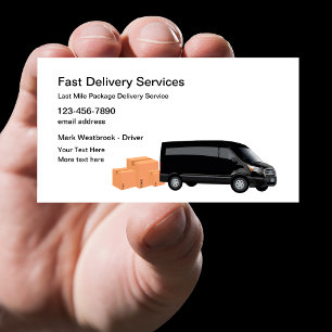 Visitenkarten für Last Mile Local Delivery Service Visitenkarte