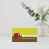 Visitenkarten für Lehrkräfte Visitenkarte (Stehend Vorderseite)