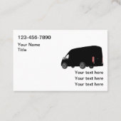 Visitenkarten für Lieferungen oder Zuhause-Dienstl Visitenkarte (Rückseite)