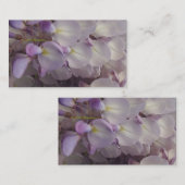 Visitenkarten für lila Blume Visitenkarte (Vorne/Hinten)