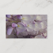Visitenkarten für lila Blume Visitenkarte (Rückseite)