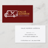 Visitenkarten für LKW-Logo Visitenkarte (Vorne/Hinten)