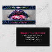 Visitenkarten für Make-up Artists Visitenkarte (Vorne/Hinten)