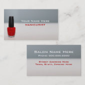 Visitenkarten für Maniküre Visitenkarte (Vorne/Hinten)