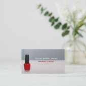 Visitenkarten für Maniküre Visitenkarte (Stehend Vorderseite)