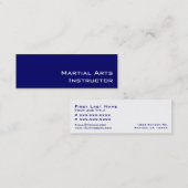 Visitenkarten für Martial Arts Instructor der Mari Mini Visitenkarte (Vorne/Hinten)