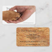 Visitenkarten für Massage Pawlor Visitenkarte (Vorne/Hinten)