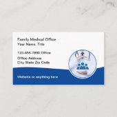 Visitenkarten für Medizinische Hausärzte Visitenkarte (Vorderseite)