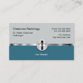 Visitenkarten für medizinische Radiologie Visitenkarte (Vorderseite)