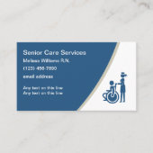 Visitenkarten für medizinische Senioren Visitenkarte (Vorderseite)