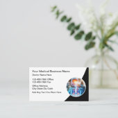 Visitenkarten für Medizinprodukte Visitenkarte (Stehend Vorderseite)