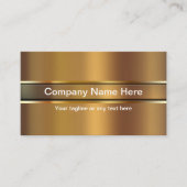 Visitenkarten für Metall-Look Visitenkarte (Vorderseite)