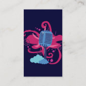 Visitenkarten für Mikrofone Art Explosion Visitenkarte (Rückseite)