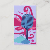 Visitenkarten für Mikrofone Art Explosion Visitenkarte (Rückseite)