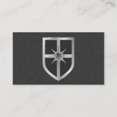 Visitenkarten für mittelalterliches Schwert und Sc Visitenkarte (Rückseite)