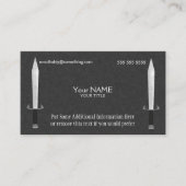 Visitenkarten für mittelalterliches Schwert und Sc Visitenkarte (Vorderseite)