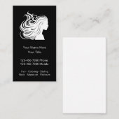 Visitenkarten für mobile Friseure Visitenkarte (Vorne/Hinten)