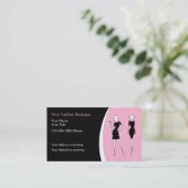 Visitenkarten für Mode-Boutique Visitenkarte (Stehend Vorderseite)