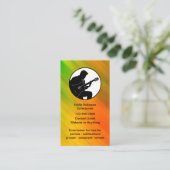 Visitenkarten für Musical Entertainer Visitenkarte (Stehend Vorderseite)