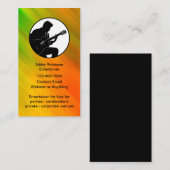 Visitenkarten für Musical Entertainer Visitenkarte (Vorne/Hinten)