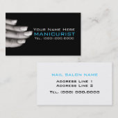 Visitenkarten für Nagelstudios Visitenkarte (Vorne/Hinten)