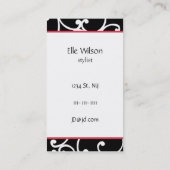 Visitenkarten für Nageltechniker Visitenkarte (Rückseite)