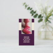 Visitenkarten für Nageltechniker Visitenkarte (Stehend Vorderseite)