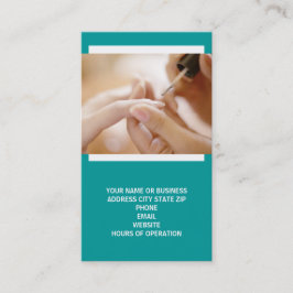 Visitenkarten für Nageltechniker Visitenkarte