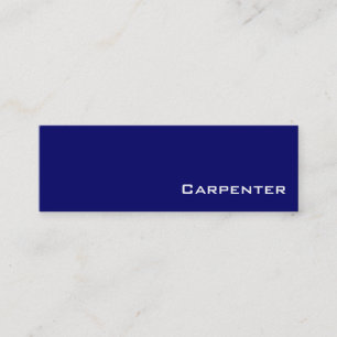 Visitenkarten für Navy White Carpenter Mini Visitenkarte