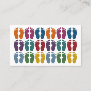 Visitenkarten für niedliche Füße Visitenkarte