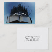 Visitenkarten für offene Bücher Visitenkarte (Vorne/Hinten)