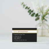 Visitenkarten für Optometristen Terminkarte (Stehend Vorderseite)