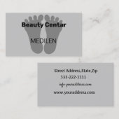 Visitenkarten für Pediküre und Maniküre Visitenkarte (Vorne/Hinten)