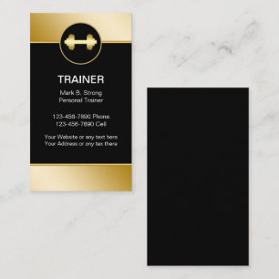 Visitenkarten für Personal Trainer Visitenkarte