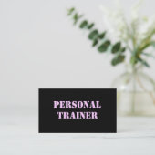 Visitenkarten für Personal Trainer Visitenkarte (Stehend Vorderseite)