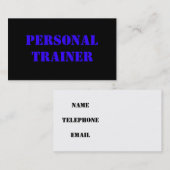 Visitenkarten für Personal Trainer Visitenkarte (Vorne/Hinten)