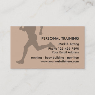 Visitenkarten für Personal Training Visitenkarte