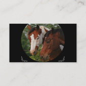 Visitenkarten für Pferde Visitenkarte (Rückseite)