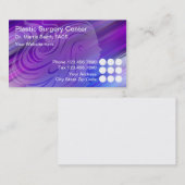 Visitenkarten für plastische Chirurgen Visitenkarte (Vorne/Hinten)