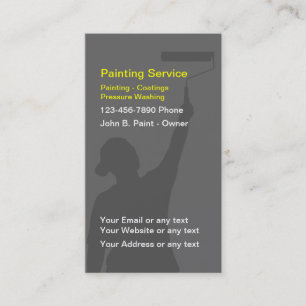 Visitenkarten für professionelle Maler Visitenkarte