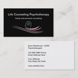 Visitenkarten für Psychotherapeuten für psychische Visitenkarte